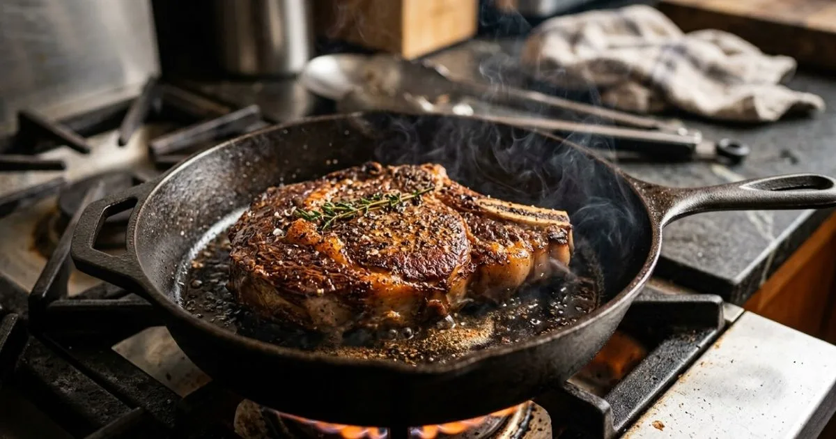 Quando salgar o bife para formar uma crosta crocante