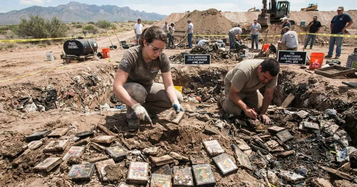 Cartuchos descartados pela Atari são recuperados décadas depois no Novo México