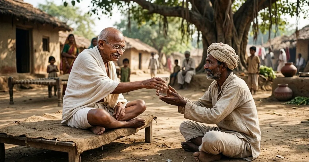Gandhi e a ideia de responder ao mal sem repetir a violência