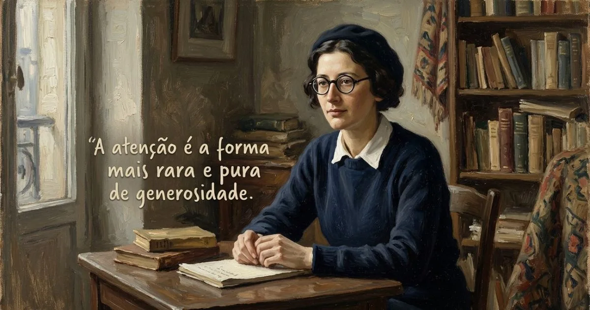 Simone Weil defendia a escuta como forma de reconhecer a dignidade do outro