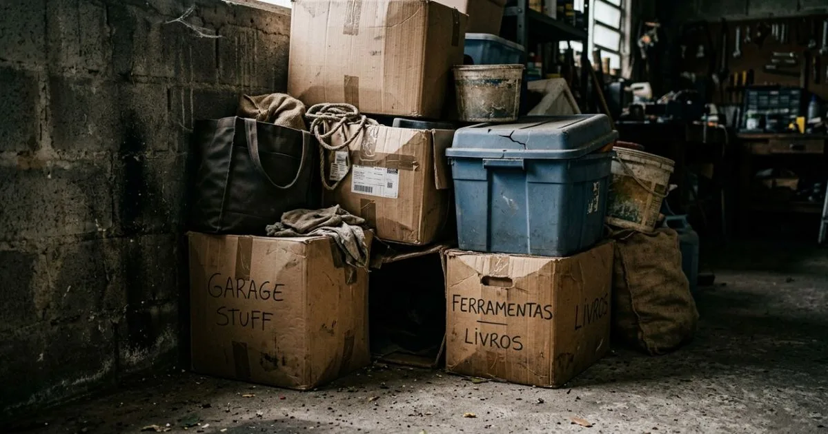 Gambá com filhotes encontra abrigo em garagem e sai sem confronto