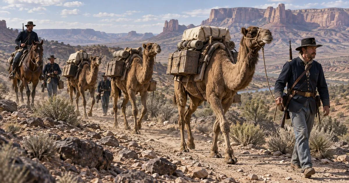 Como os camelos usados pelo Exército dos EUA desapareceram do sudoeste