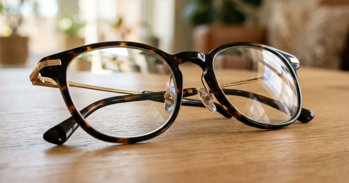 Água fria e detergente neutro ajudam a limpar lentes de óculos