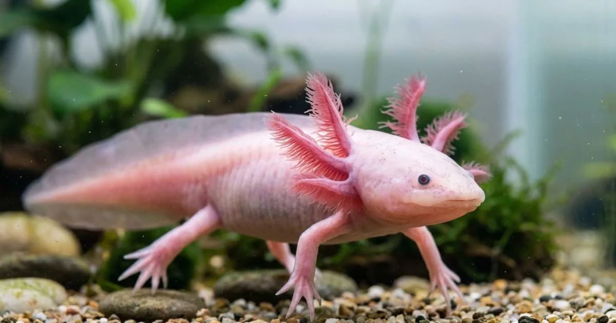 Axolote regenera membros e partes de órgãos, mas tem limites