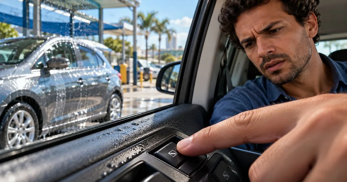 Vistoria sem teste dos comandos dificulta reclamação após lavagem de carro