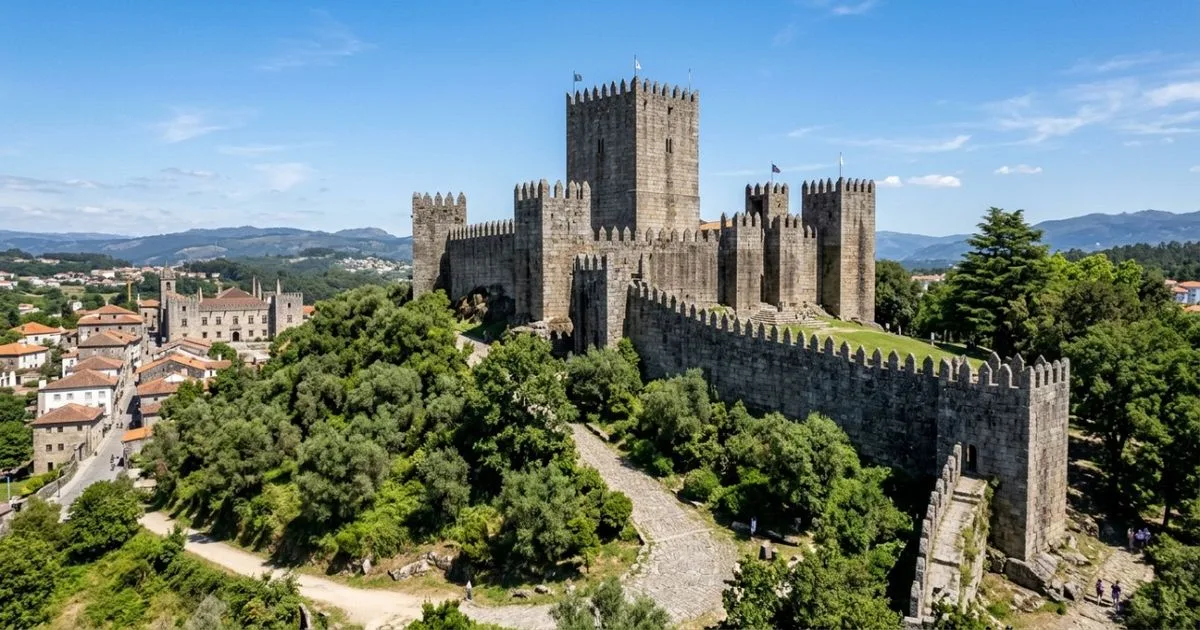 Guimarães preserva castelo e ruas medievais ligadas à formação de Portugal