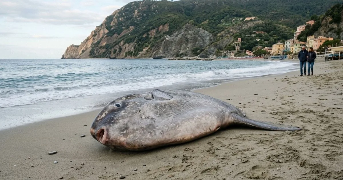 Pesquisadores tentam salvar peixe-lua encalhado no litoral italiano
