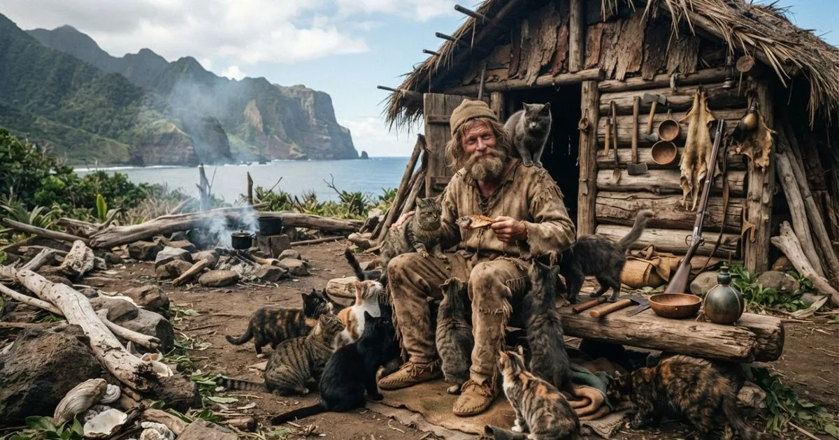Gatos ajudaram marinheiro escocês a enfrentar ratos durante anos de isolamento