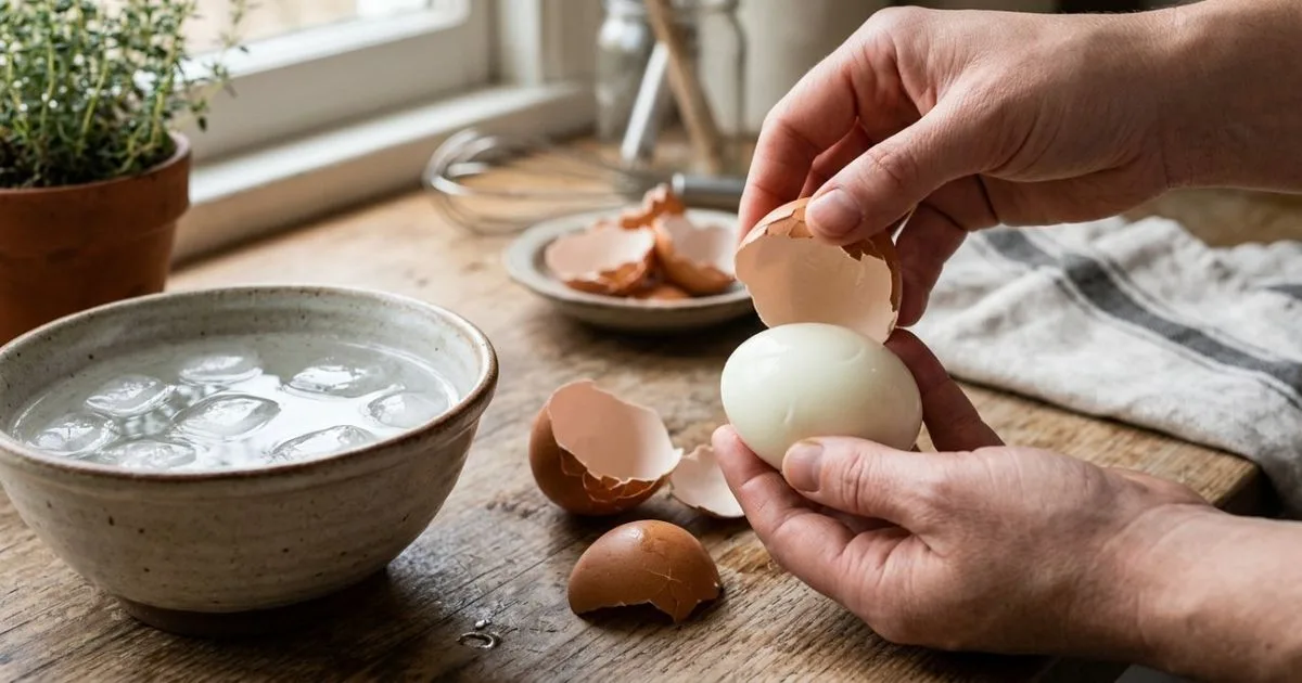 Como cozinhar ovos frescos para facilitar a retirada da casca