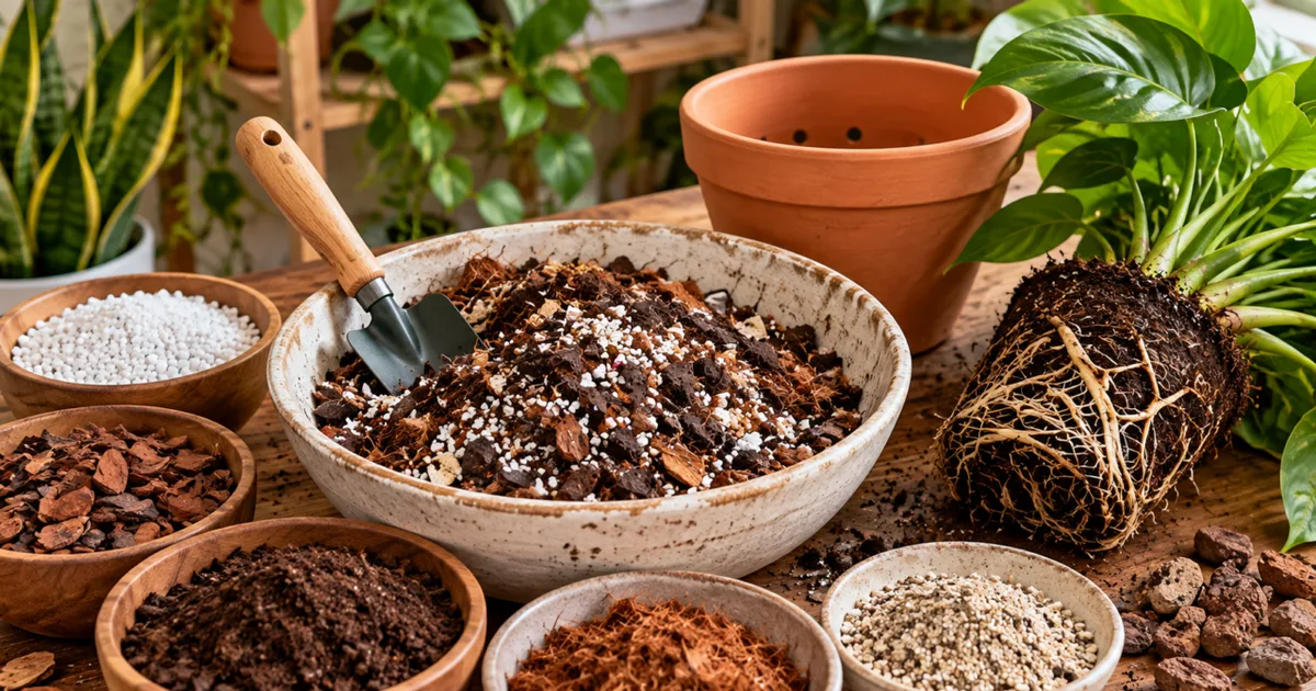 Mistura e vaso com furos ajudam a evitar excesso de umidade nas plantas