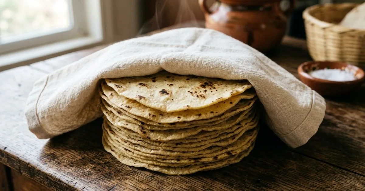 Como manter tortilhas macias depois de aquecê-las