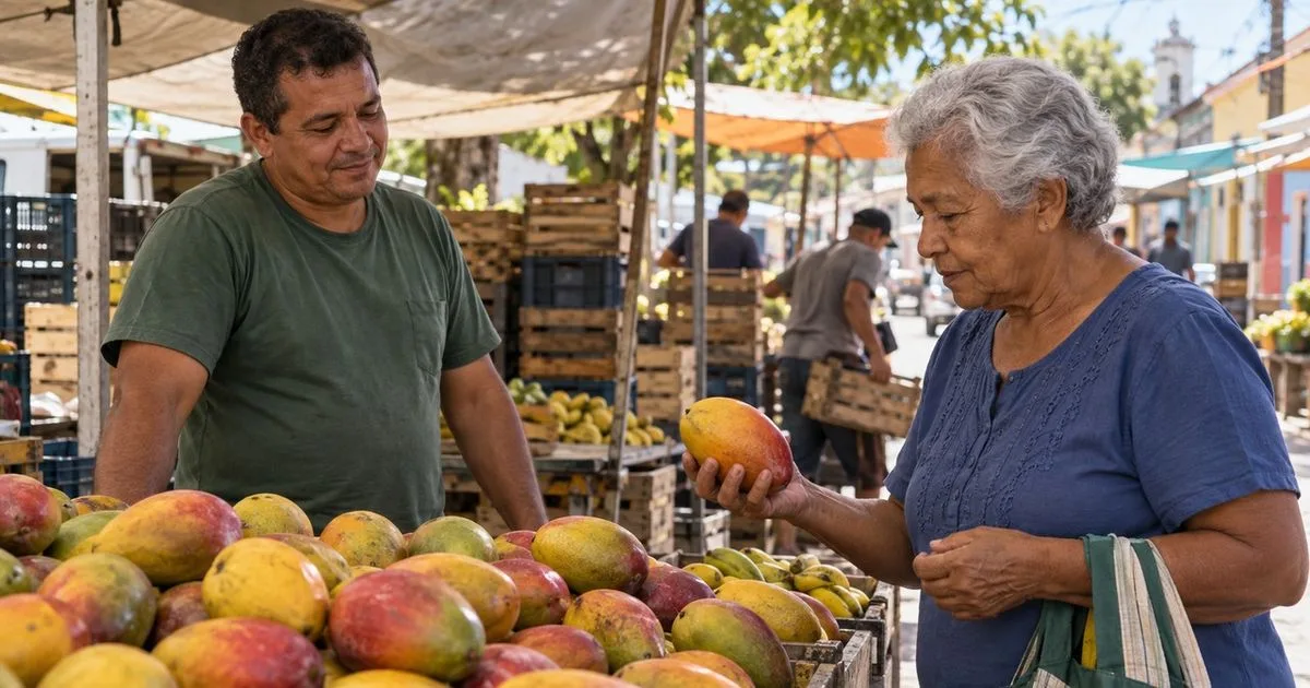 Feirante entende por que cliente só comprava no fim da feira