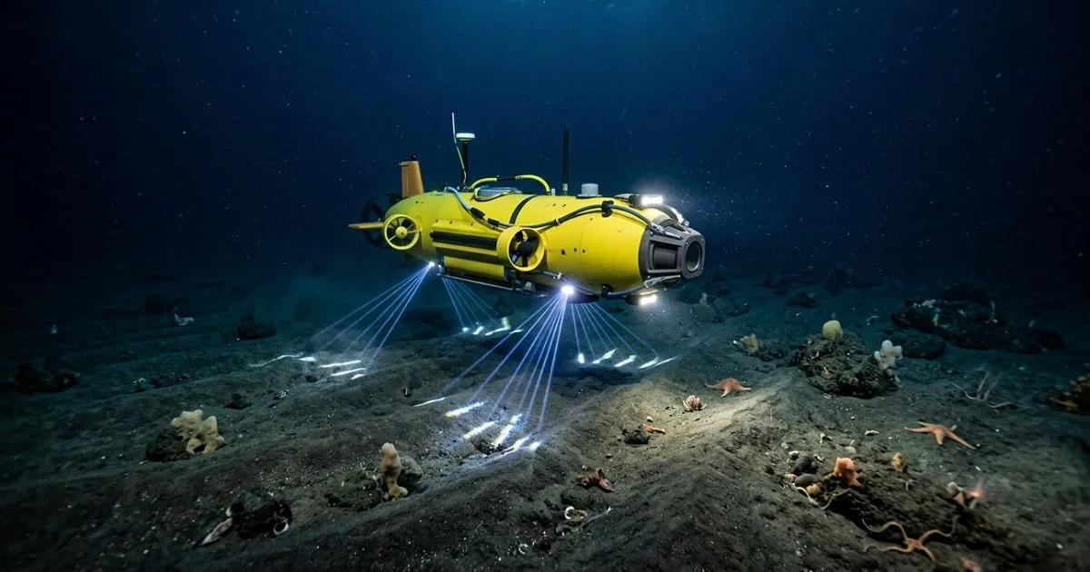 Robô autônomo mapeia fundo do Mar do Norte sem navio dedicado