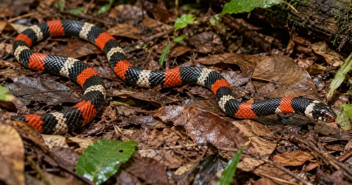 Como agir ao encontrar uma cobra com aparência de coral em casa