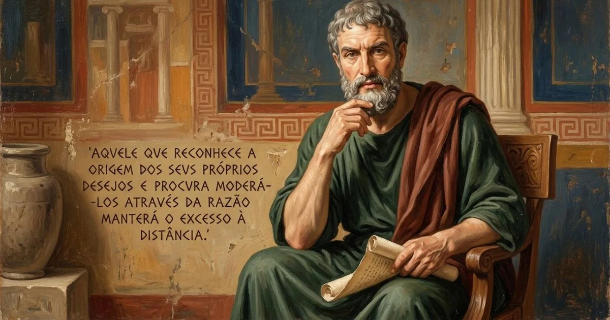 Como a razão ajuda a limitar desejos e preservar a tranquilidade