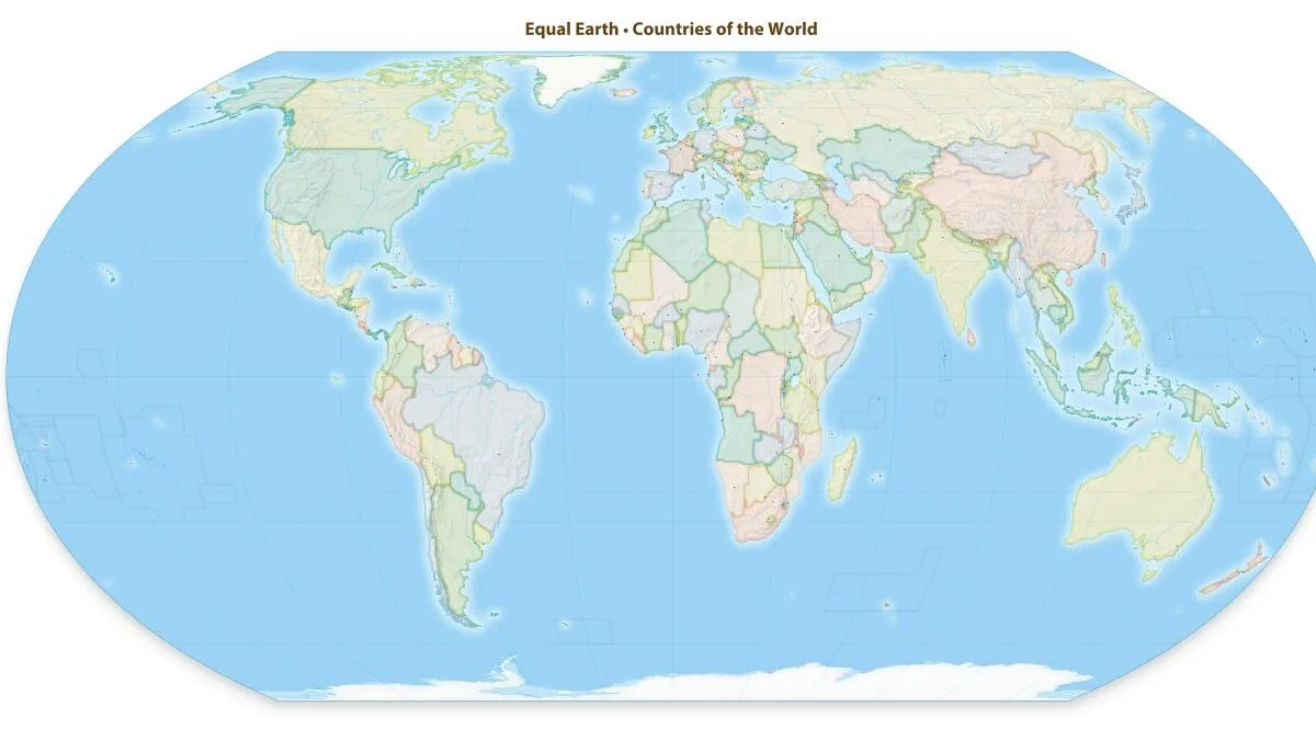 ONU aprova projeção Terra Igual para representar continentes no mapa-múndi