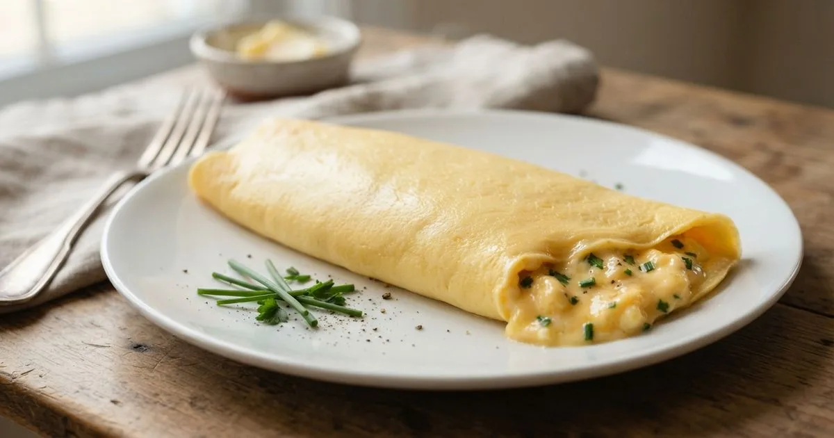 Omelete francesa exige fogo baixo, manteiga e movimentos constantes