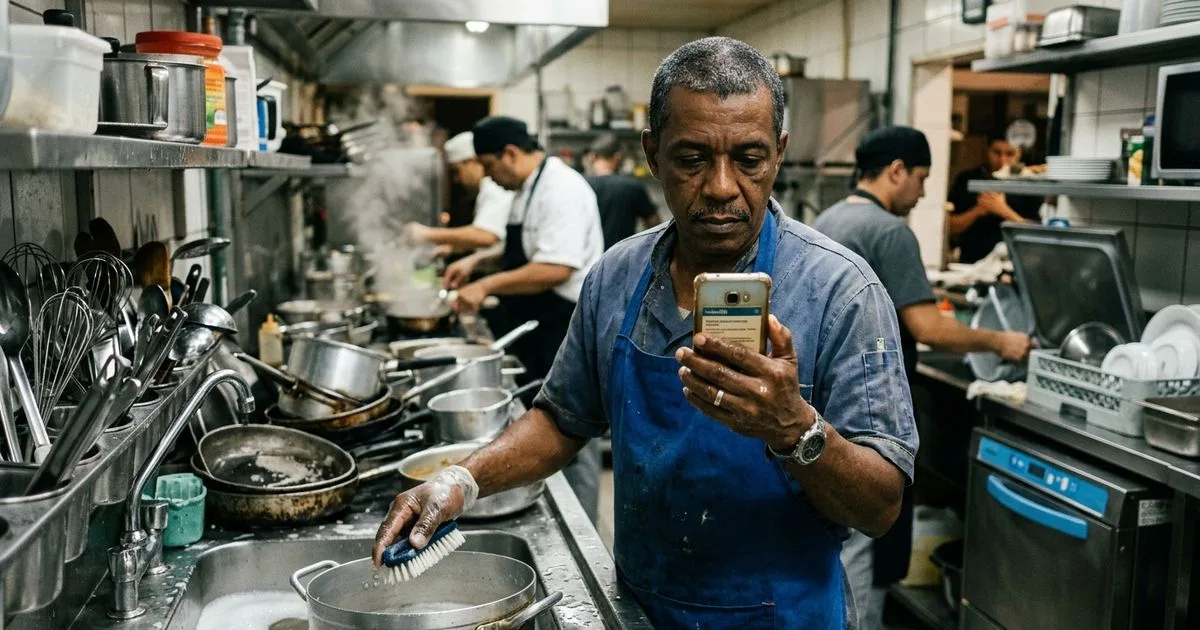Vaga para auxiliar de cozinha exigia faculdade e experiência prática foi deixada de lado