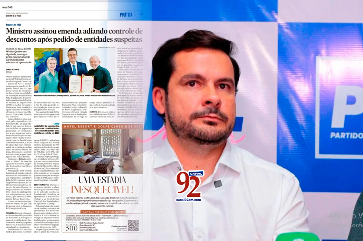 Deputado Capitão Alberto Neto é vinculado a fraude de R$ 6 bi no INSS; entenda o caso
