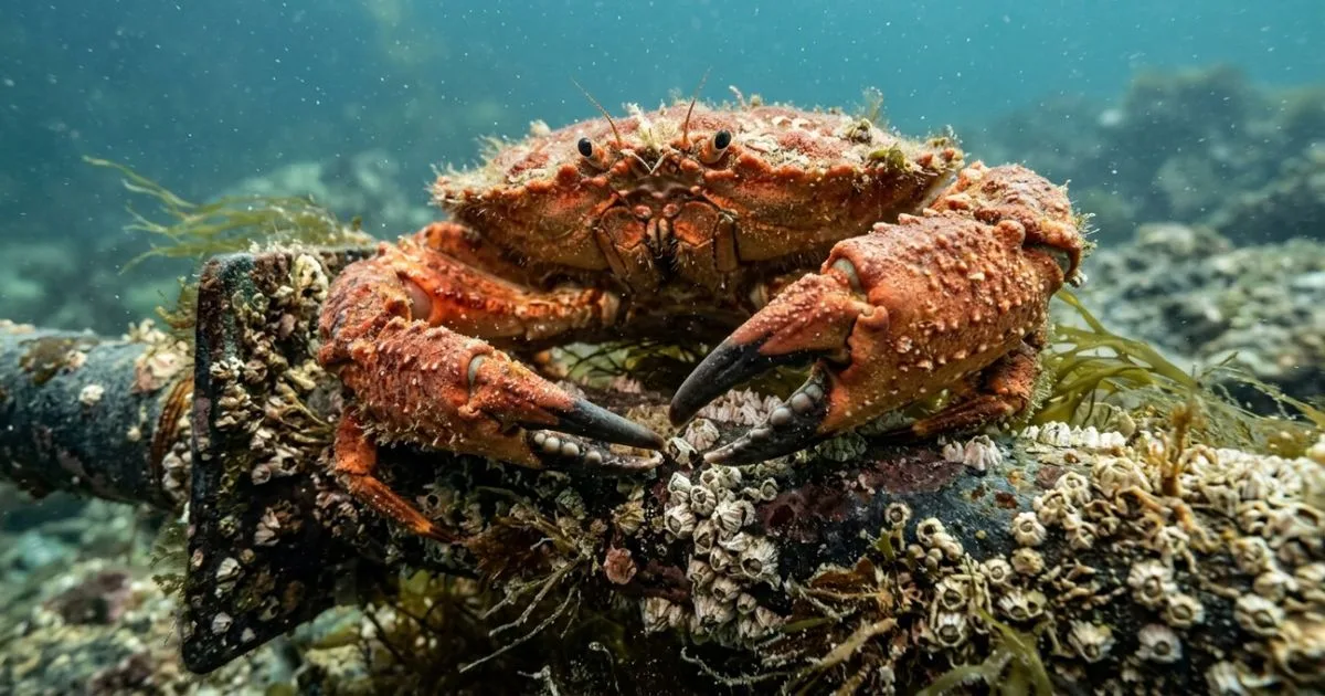 Bases de turbinas eólicas atraem caranguejos em Rhode Island