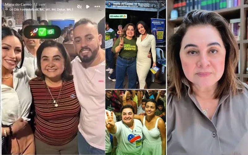 Maria do Carmo enfrenta desgaste político após escândalos envolvendo apoiadores e o tráfico de drogas