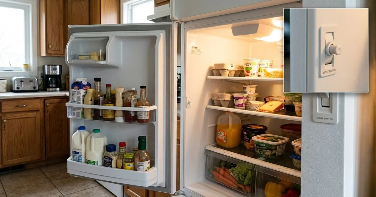 Como a geladeira acende e apaga a luz ao abrir e fechar a porta