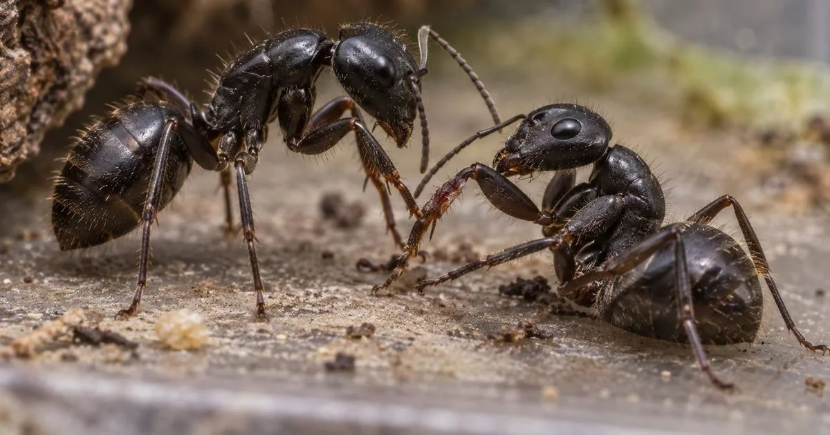Formigas carpinteiras ajustam o cuidado conforme o local da ferida