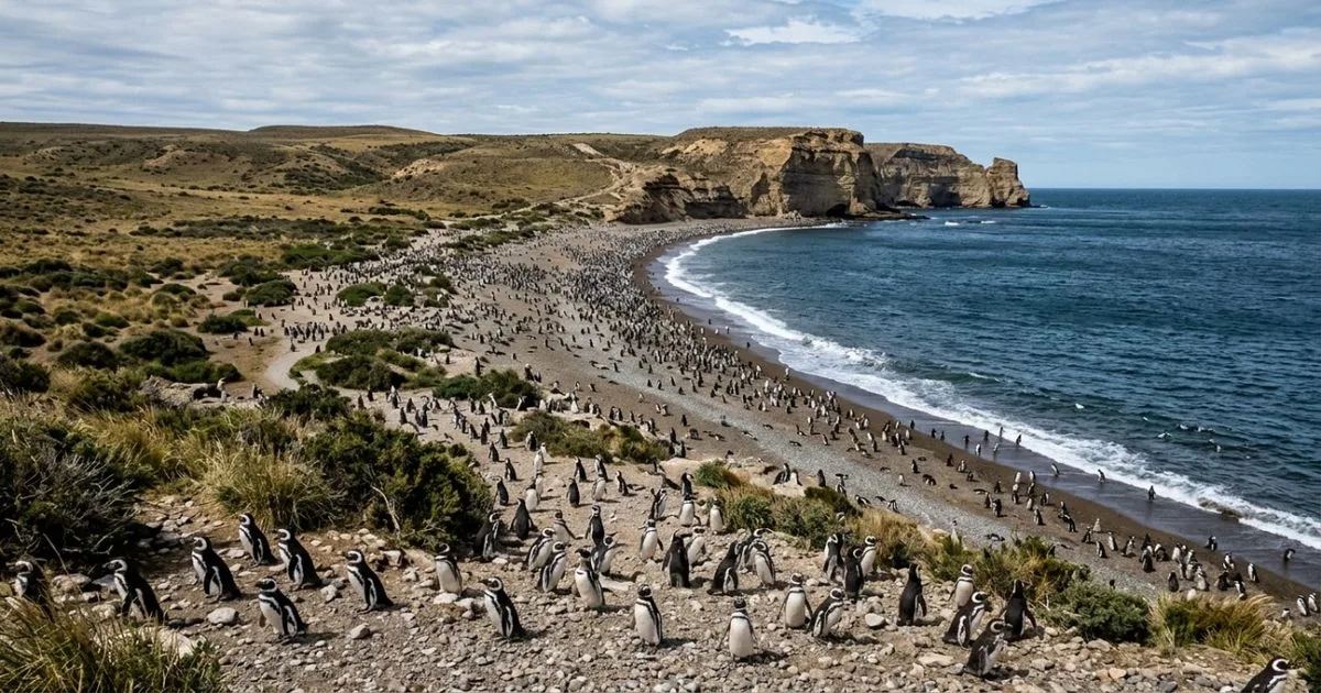 Monte León troca criação de ovelhas por proteção de pinguins na Patagônia