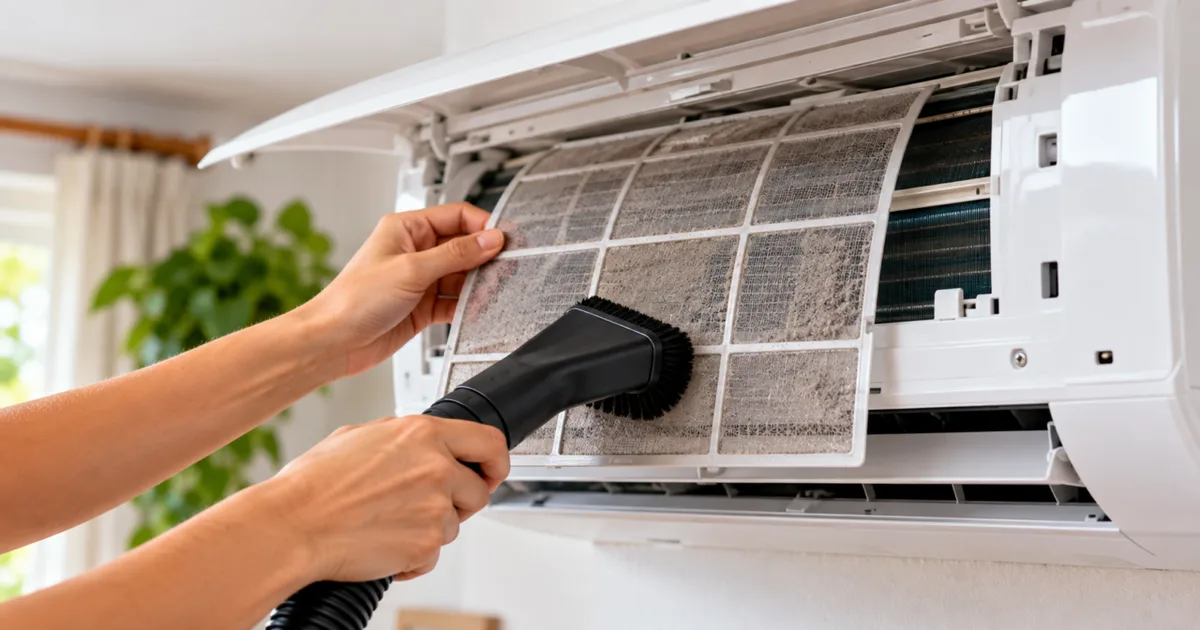 Como limpar o filtro do ar-condicionado com segurança em casa