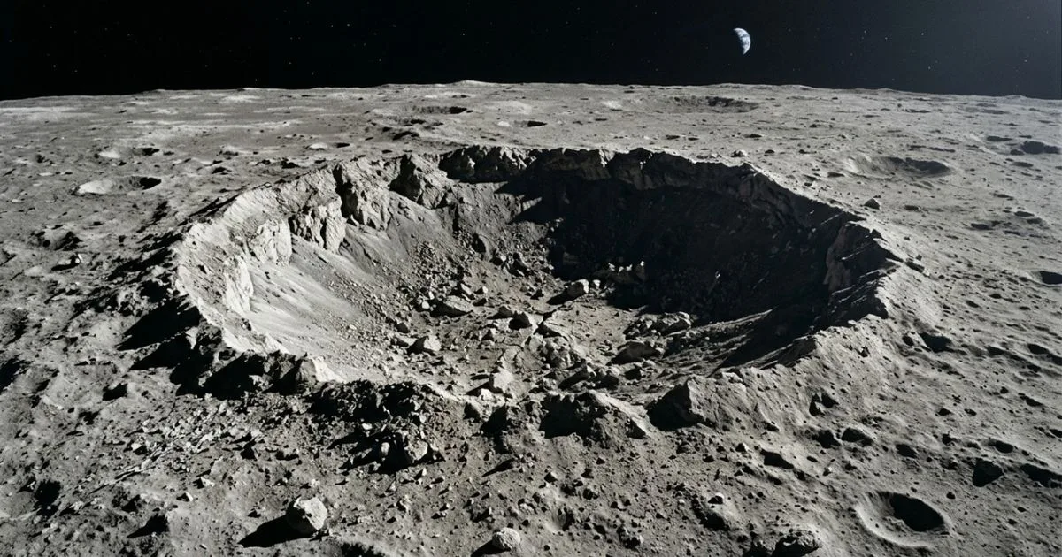 Nova cratera na Lua é identificada após impacto cósmico recente