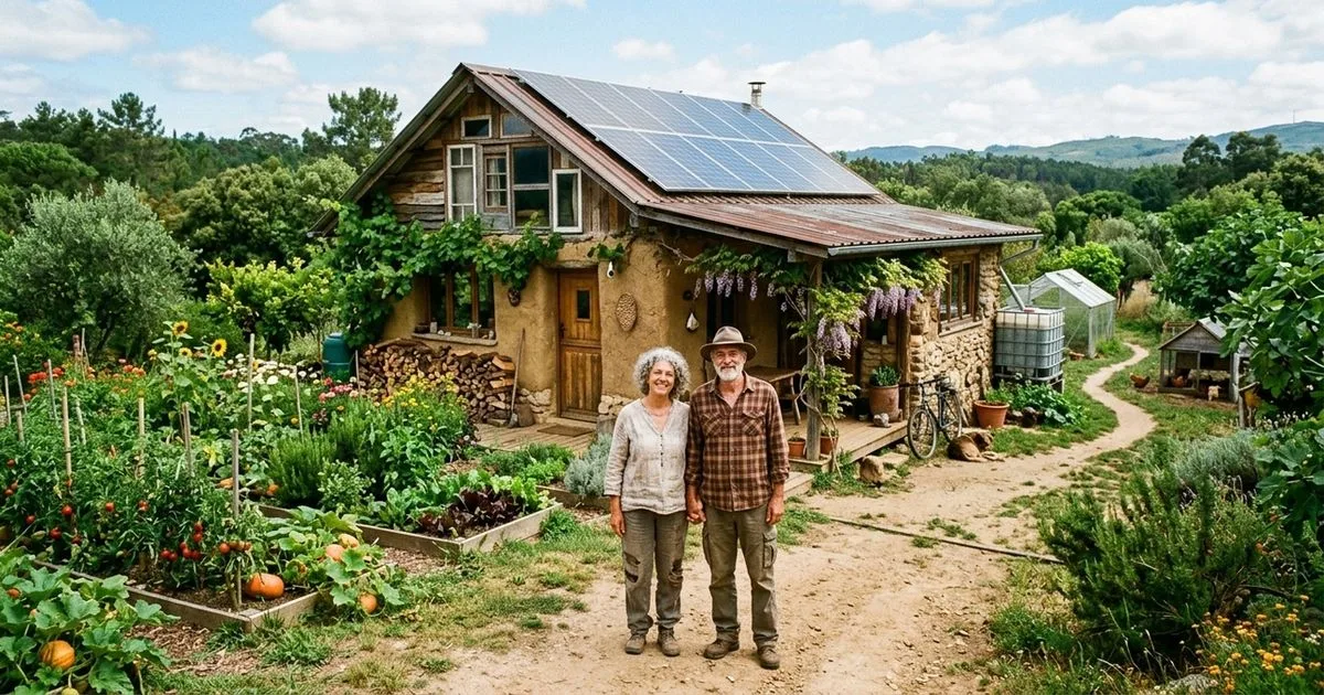 Casal cria moradia autônoma em área rural com energia solar e poço próprio