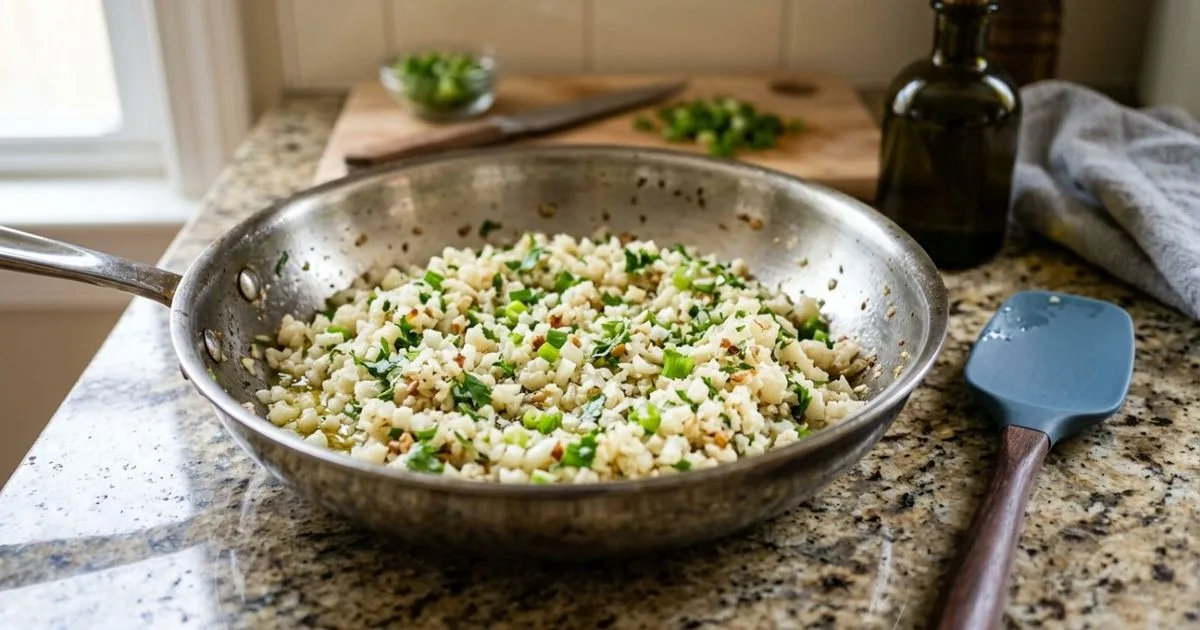 Vegetal triturado na frigideira rende acompanhamento leve e prático
