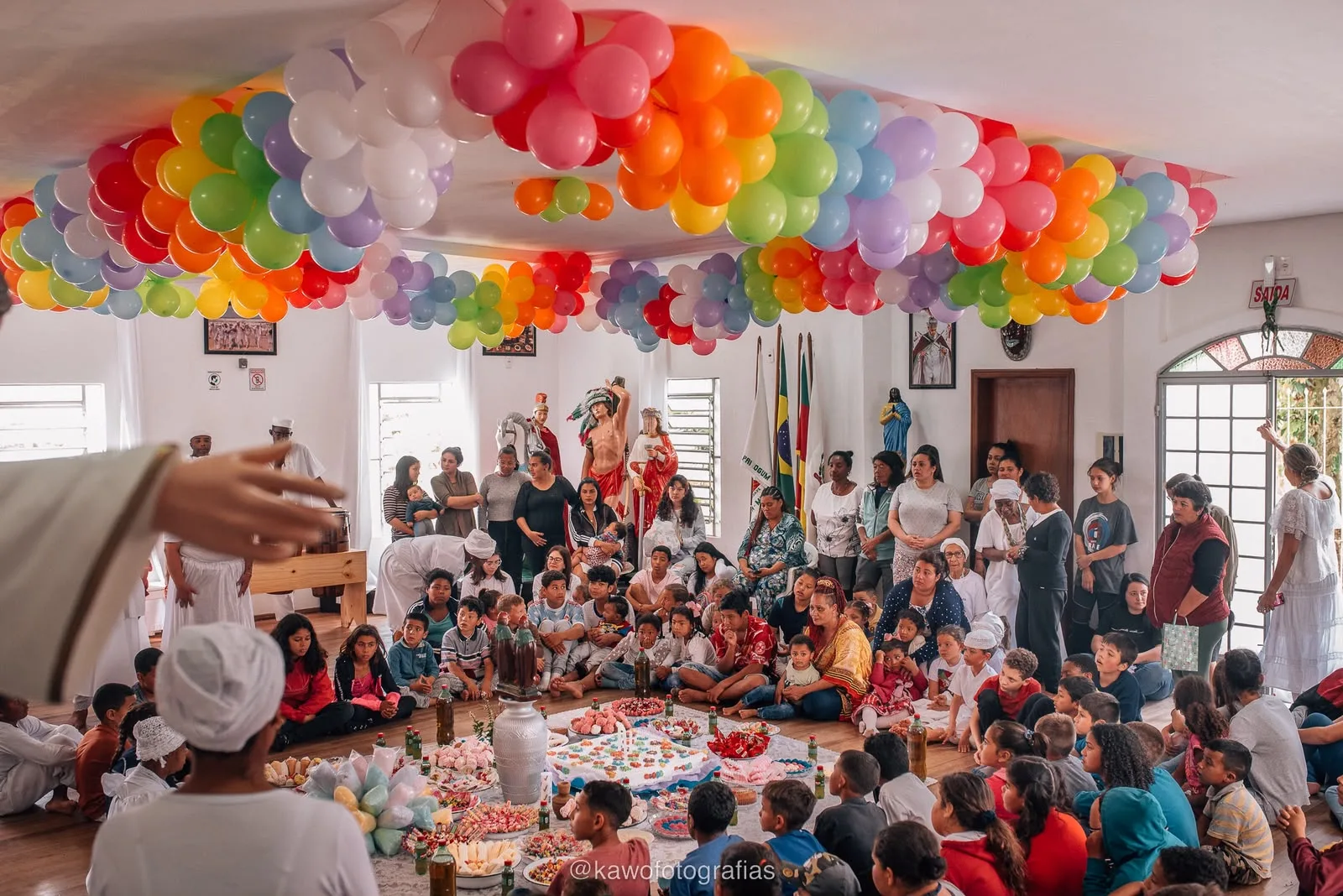 Templo de Umbanda prepara celebração com torta para 300 fatias