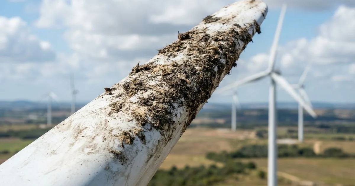Resíduos de insetos alteram aerodinâmica e reduzem eficiência de turbinas eólicas