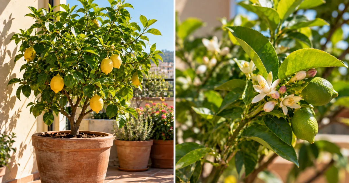 Limoeiro em vaso precisa de sol direto para favorecer a frutificação
