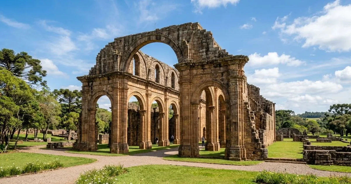 São Miguel Arcanjo preserva ruínas de antiga missão jesuítica no interior gaúcho