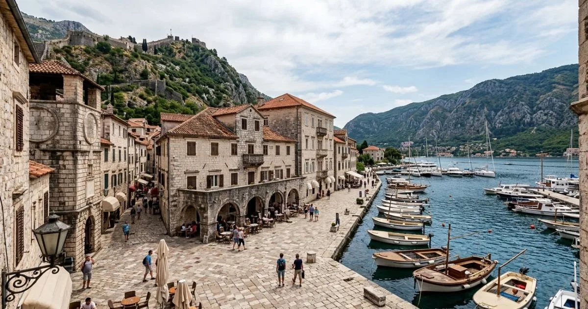 Kotor preserva muralhas, templos e ruas medievais na costa de Montenegro