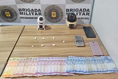 Ação em Venâncio Aires apreende drogas, dinheiro e animais em imóvel