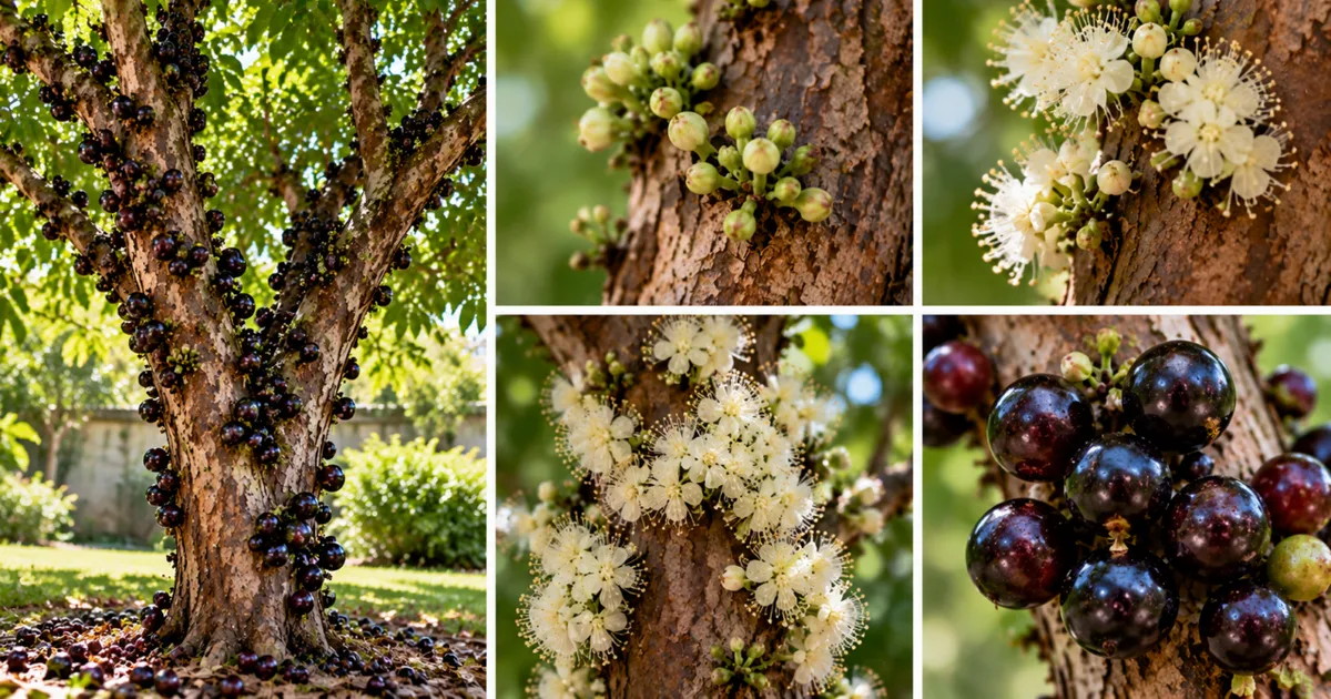 Jabuticabeira revela sinais no tronco antes da próxima florada