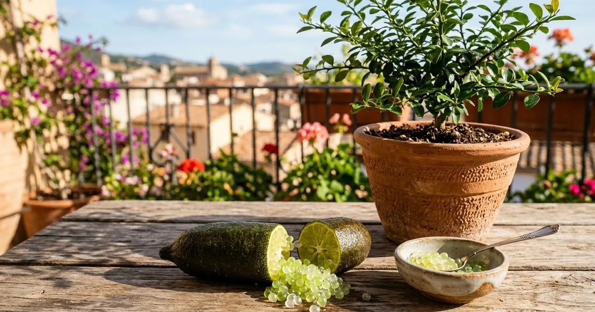 Finger lime pode ser cultivado em vaso; veja como colher o chamado caviar cítrico