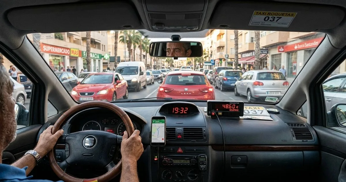 Taxista na Espanha relata jornadas de até 12 horas e renda variável