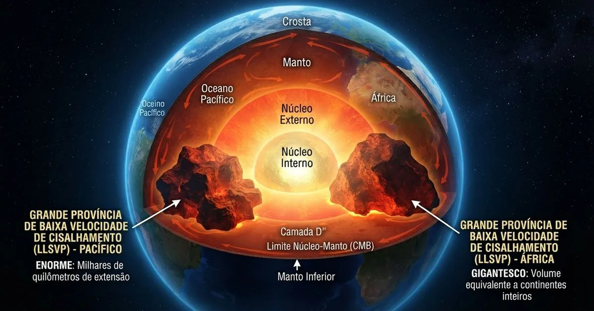 Teorias sobre a Terra Oca convivem com descobertas sobre o manto