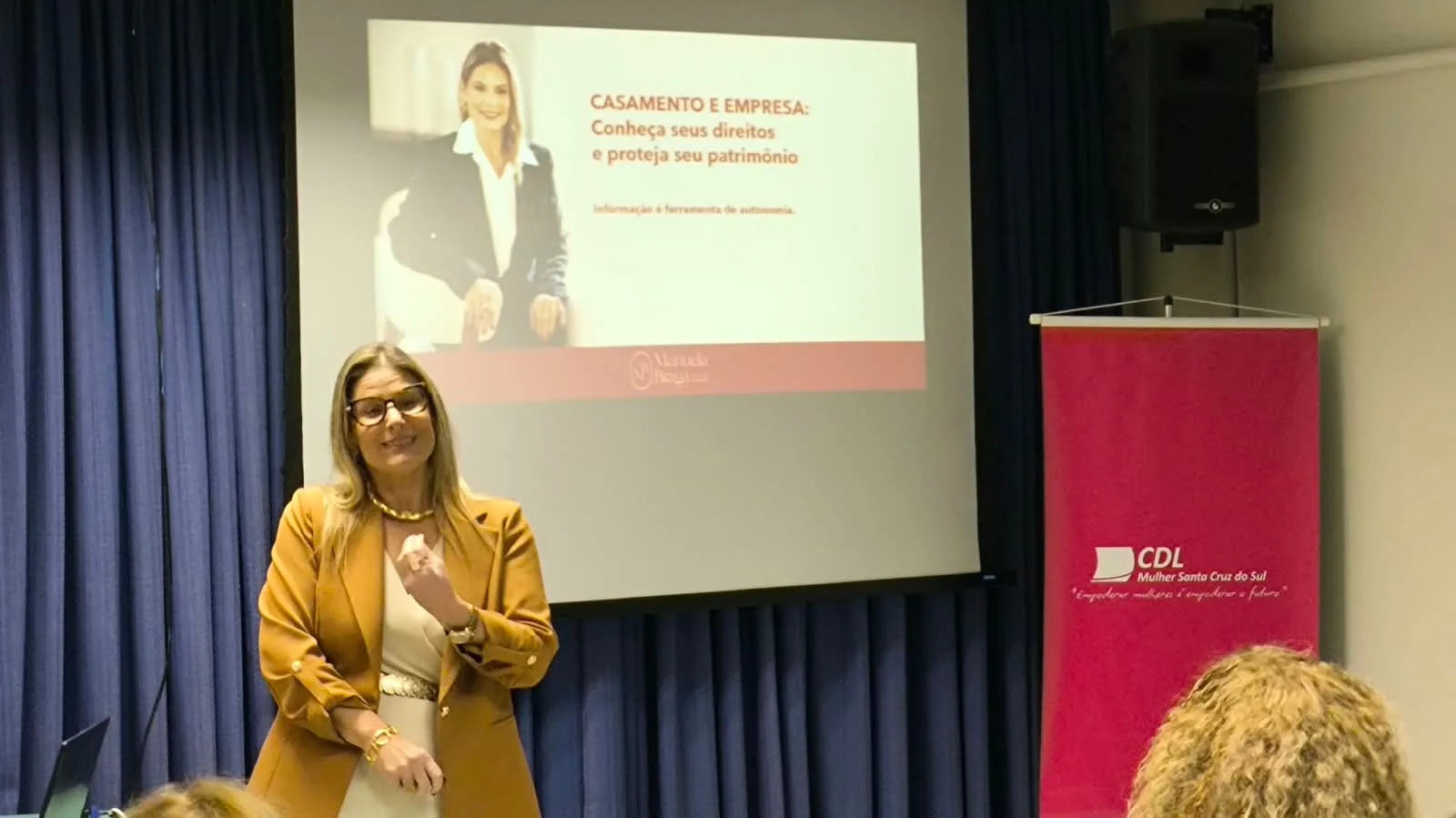 Palestra da CDL Mulher aborda direitos, patrimônio e gestão empresarial