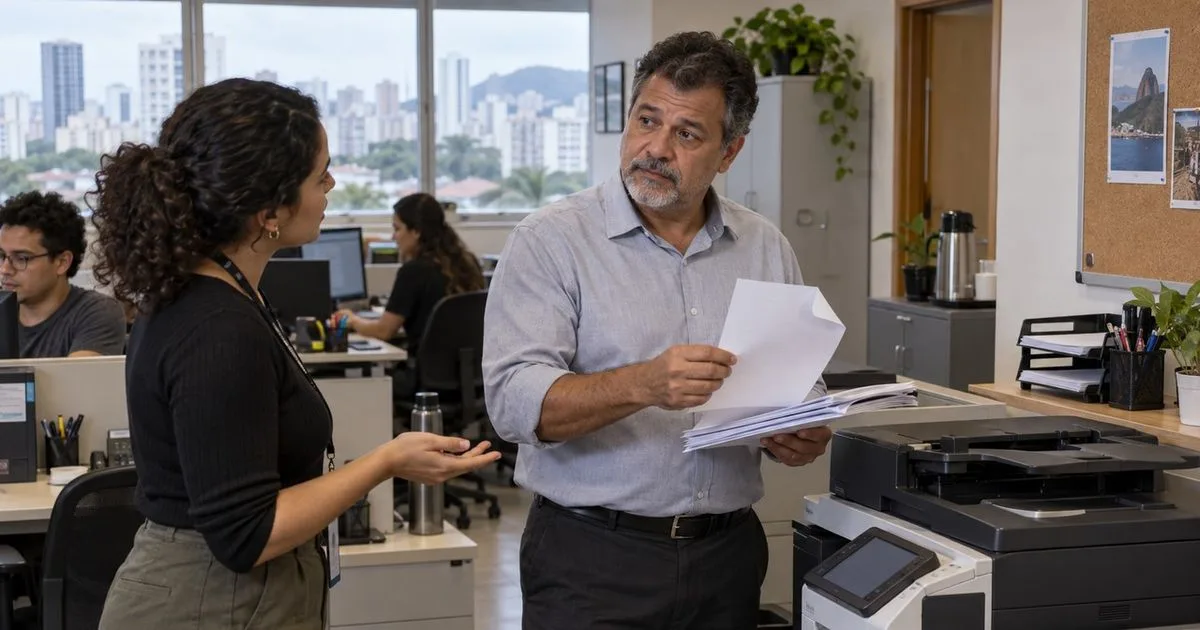 Pergunta de novato revela etapa antiga mantida sem necessidade em escritório