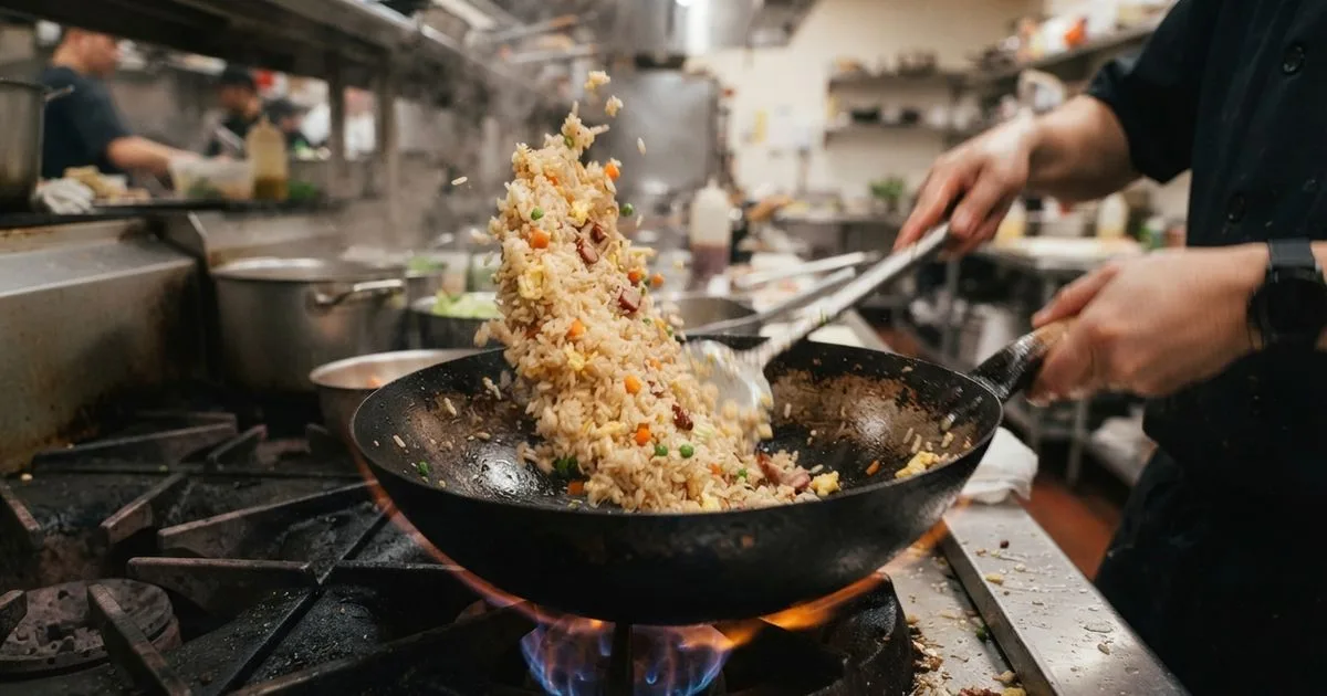 Como preparar arroz frito soltinho com sobras refrigeradas