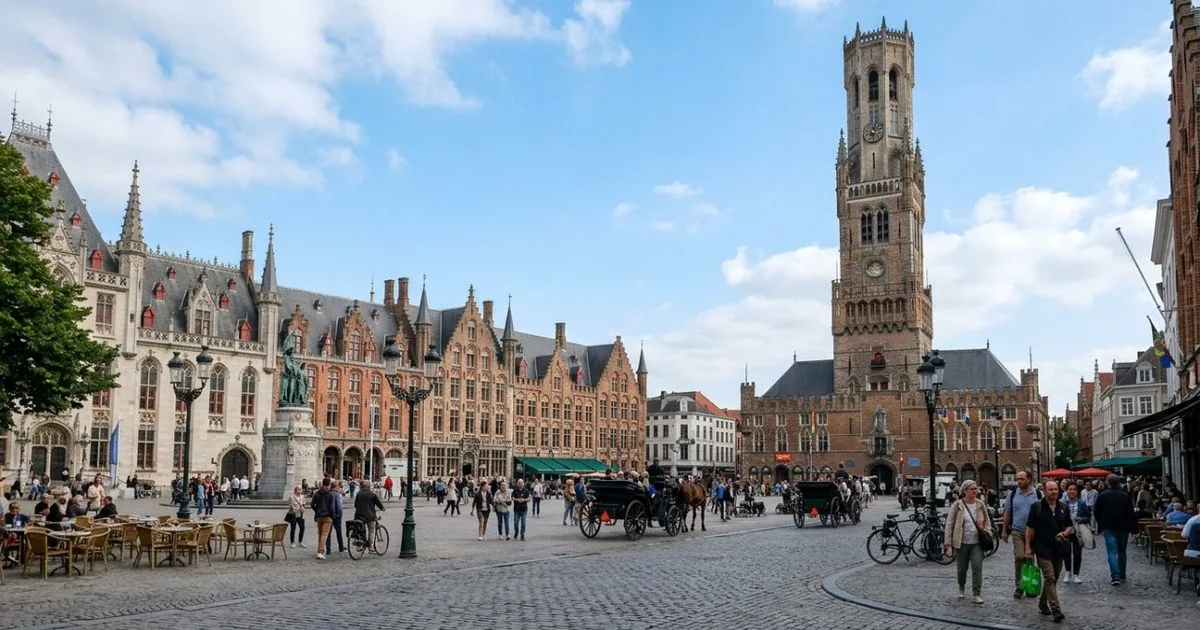 Bruges preserva canais e arquitetura do antigo comércio europeu