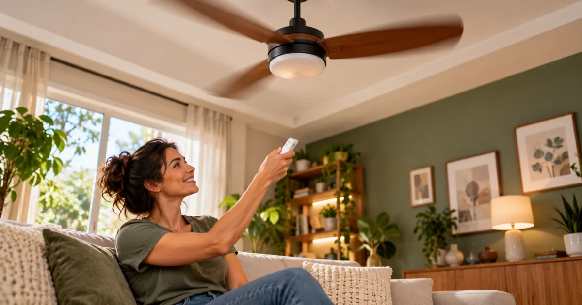 Fluxo do ventilador de teto depende do modelo e da altura do ambiente