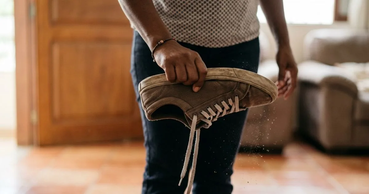 Como evitar aranhas dentro de sapatos guardados