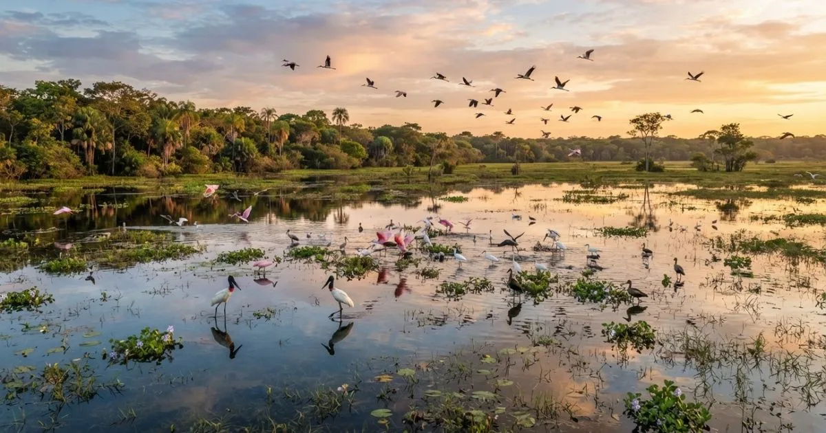 Complexo do Pantanal protege 187.818 hectares e abriga fauna diversa