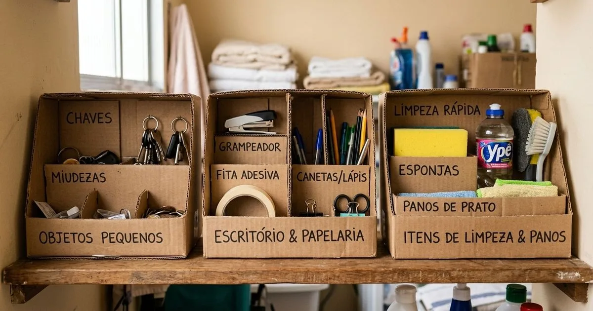 Como reaproveitar caixas de papelão antes da reciclagem